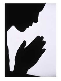 woman-praying-silhouette